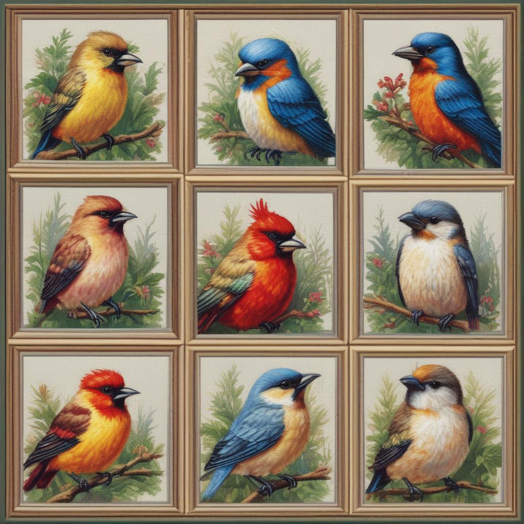 Bird Photo Day Downloadable Cross Stitch Pattern