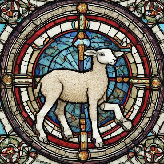 The Lamb Free Downloadable Cross Stitch Pattern